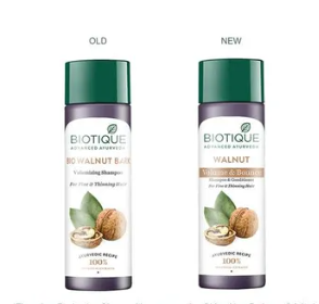 Biotique Advanced Ayurveda Bio Walnut Bark Volumizing Shampoo For Fine & Thinning Hair - 120 ml