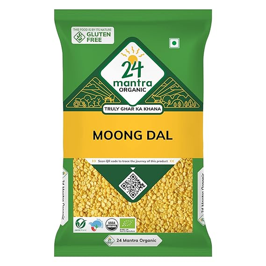 24 Mantra Organic Moong Dal - 500 gm