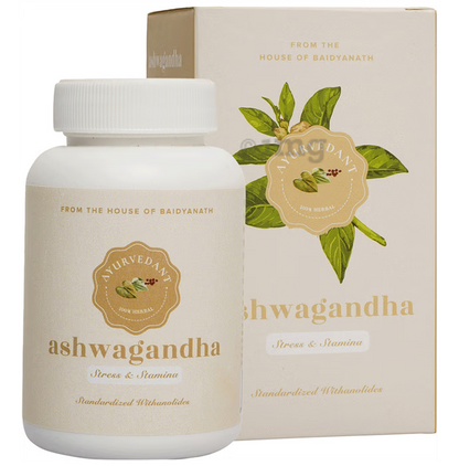 Baidyanath Jhansi Ayuvedant Ashwagandha Tablets - 60 tabs