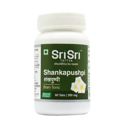 Sri Sri Tattva Shankapushpi - Brain Tonic Tablets - 60 tabs