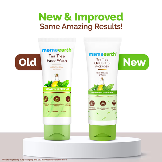 Mamaearth Tea Tree Face Wash for Acne & Pimples - 100 ml - Pack of 1