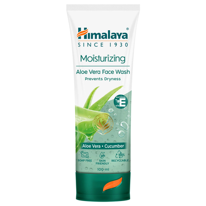 Himalaya Herbals Moisturizing Aloe Vera Face Wash - 50 ml
