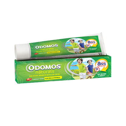Dabur Odomos Naturals Non-Sticky Mosquito Repellent Cream - 50 gm - Pack of 1
