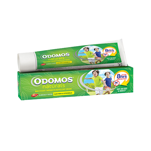 Dabur Odomos Naturals Non-Sticky Mosquito Repellent Cream - 50 gm - Pack of 1