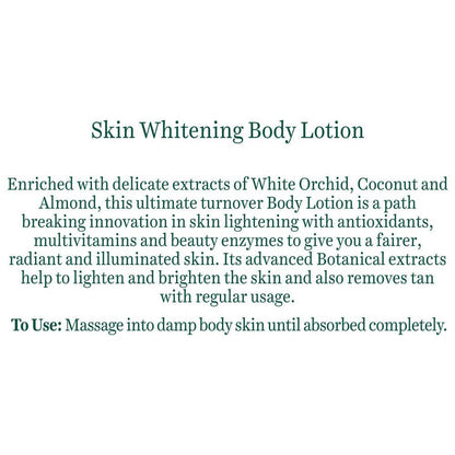 Biotique Advanced Ayurveda Bio White Orchid Skin Whitening Body Lotion - 180 ml