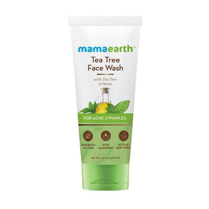 Mamaearth Tea Tree Face Serum + Face Wash + Ultra Light Indian Sunscreen Combo - combo