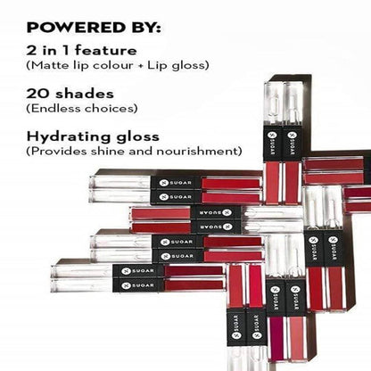 Sugar Smudge Me Not Lip Duo - Brazen Raisin (Burgundy)