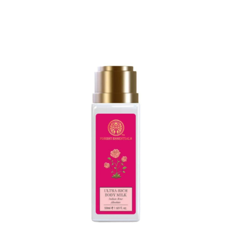 Forest Essentials Ultra-Rich Body Milk Indian Rose Absolute - 50 ml