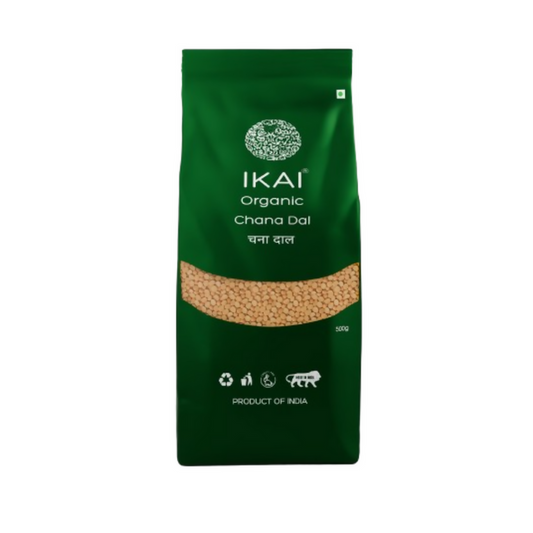 IKAI Organic Chana Dal - 500 gm