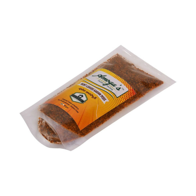 Amoga's Pickles Factory Mint Leaves Karam Podi - 250 gm