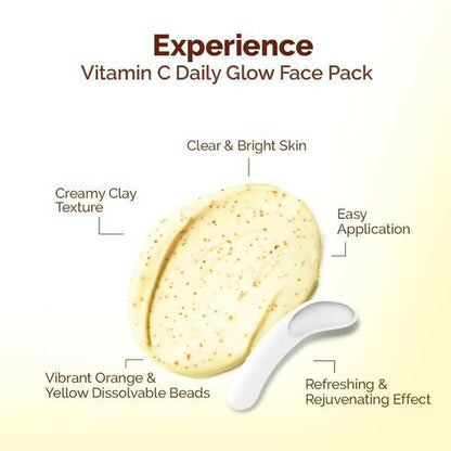Mamaearth Vitamin C Daily Glow Face Pack with Vitamin C & Turmeric - 100 gm