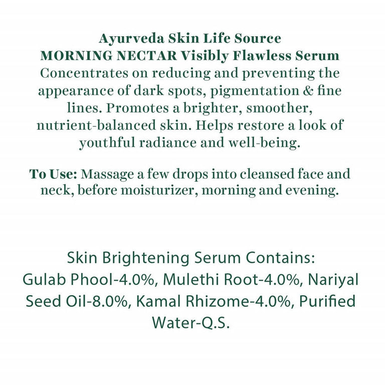 Biotique Advanced Ayurveda Bio Morning Nectar Visibly Flawless Serum - 40 ml