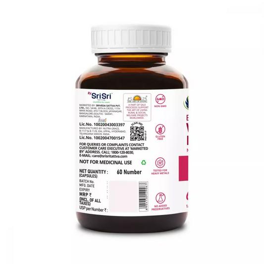 Sri Sri Tattva Supasupp SupaSupp Evening Primrose Oil Capsules - Women's Health - 60 caps