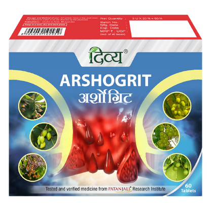 Patanjali Divya Arshogrit Tablets - 60 tabs
