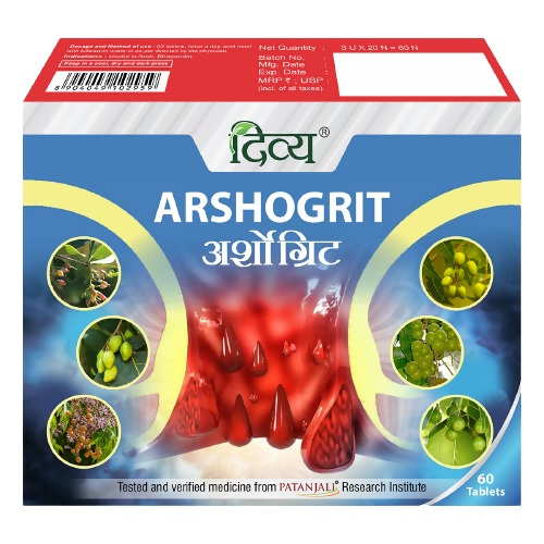 Patanjali Divya Arshogrit Tablets - 60 tabs
