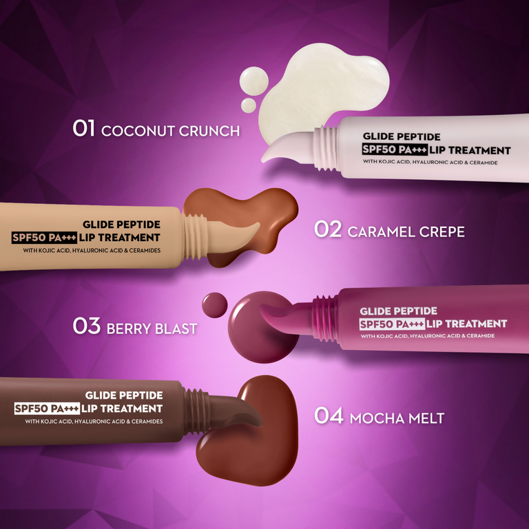 SUGAR Glide Peptide SPF50 PA+++ Lip Treatment - 02 Caramel Crepe - 10 ml