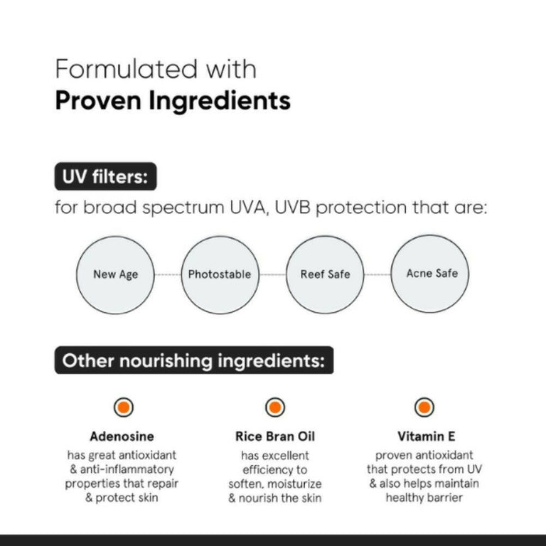 Minimalist SPF 50 Sunscreen Stick PA++++ With Adenosine, Rice Bran Oil & Vitamin E - 20 gm