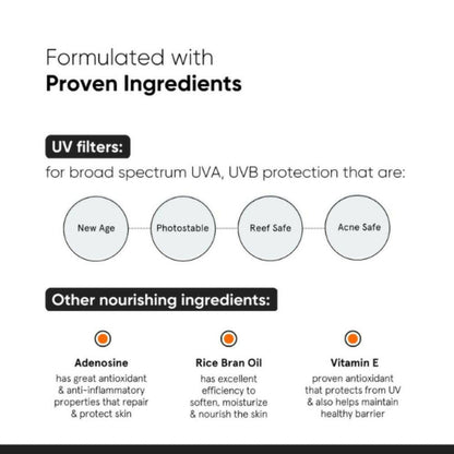 Minimalist SPF 50 Sunscreen Stick PA++++ With Adenosine, Rice Bran Oil & Vitamin E - 20 gm