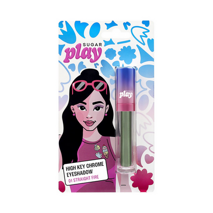 Sugar Play High Key Chrome Eyeshadow - 01 Straight Fire - 4.2 ml