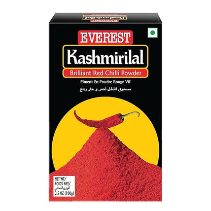 Everest Kashmirilal Brilliant Red Chili Powder - 100 gm - Pack of 1