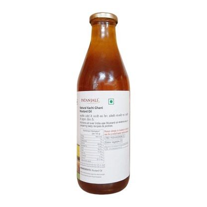 Patanjali Kolhu Mustard Oil - 1 L