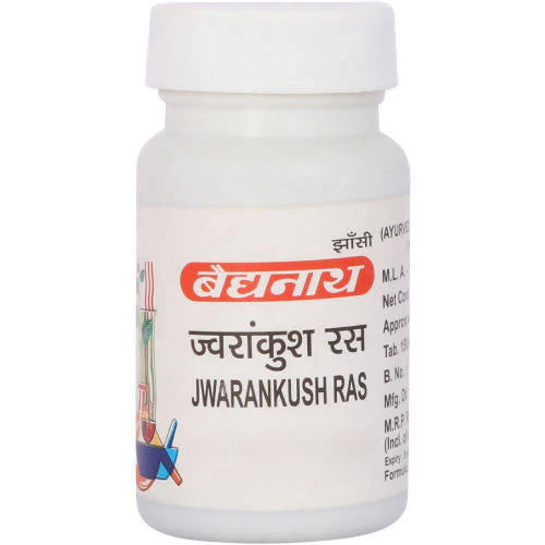 Baidyanath Jhansi Jwarankush Ras Tablets - 80 Tabs