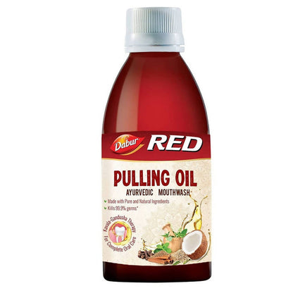 Dabur Red Pulling Oil Ayurvedic Mouthwash - 195 ml