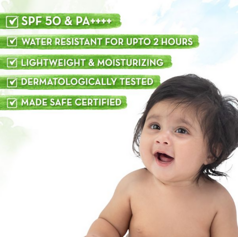 Mamaearth Baby Rich Moisturizing Ultra Light Sunscreen - 50 gm