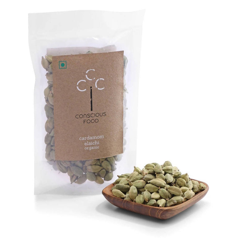 Conscious Food Organic Cardamom (Elaichi) - 50 gm