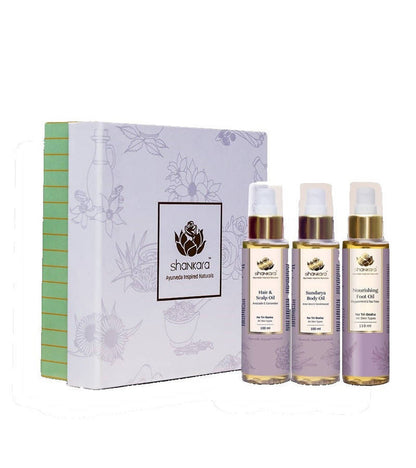 Shankara by Sri Sri Tattva Head to Toe Essential Oils Combo - Combo Pack