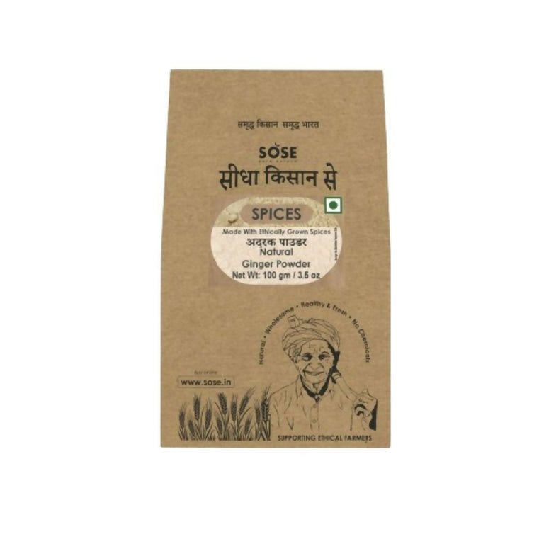Gir Sidha Kisan Se Natural Ginger Powder (Adrak) - 100 gm - Pack of 2