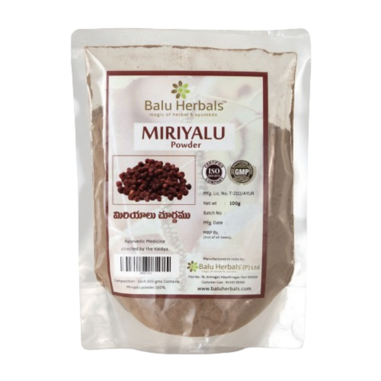 Balu Herbals Marichi (Miryalu) Powder - 100 gm - Pack of 1