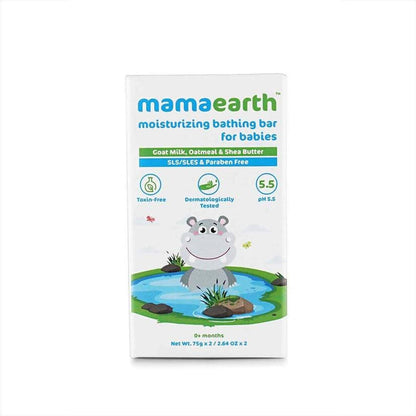Mamaearth Moisturizing Bathing Bar Soap For Babies - Pack of 2