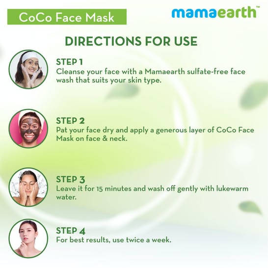 Mamaearth CoCo Face Mask with Coffee & Cocoa for Skin Awakening - 100 gm