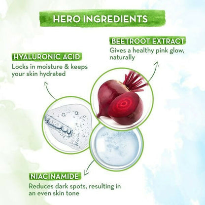 Mamaearth Beetroot Daily Glow Face Cream With Beetroot & Hyaluronic Acid - 80 gm