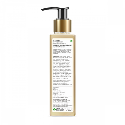 Forest Essentials Travel Size Silkening Shower Wash Indian Rose Absolute - 50 ml