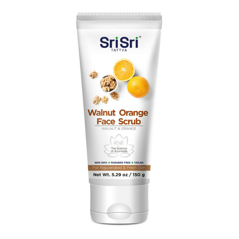 Sri Sri Tattva USA Walnut Orange Face Scrub - 150 gm