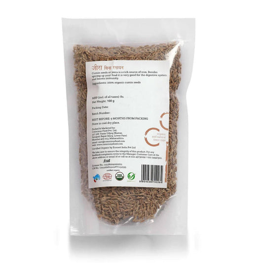 Conscious Food Cumin Seeds Jeera - 100 gm