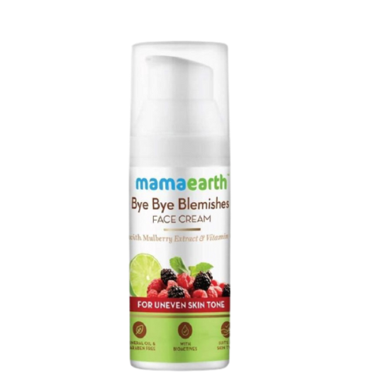 Mamaearth Bye Bye Blemishes Face Cream For Uneven Skin Tone - 30 ml - Pack of 1