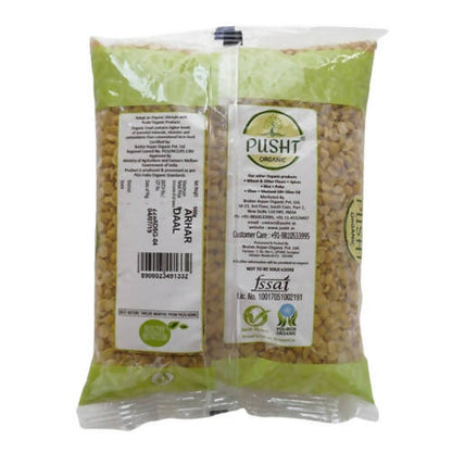 Pusht Organic Arhar Dal (Toor (Tur) Dal) - 1 kg