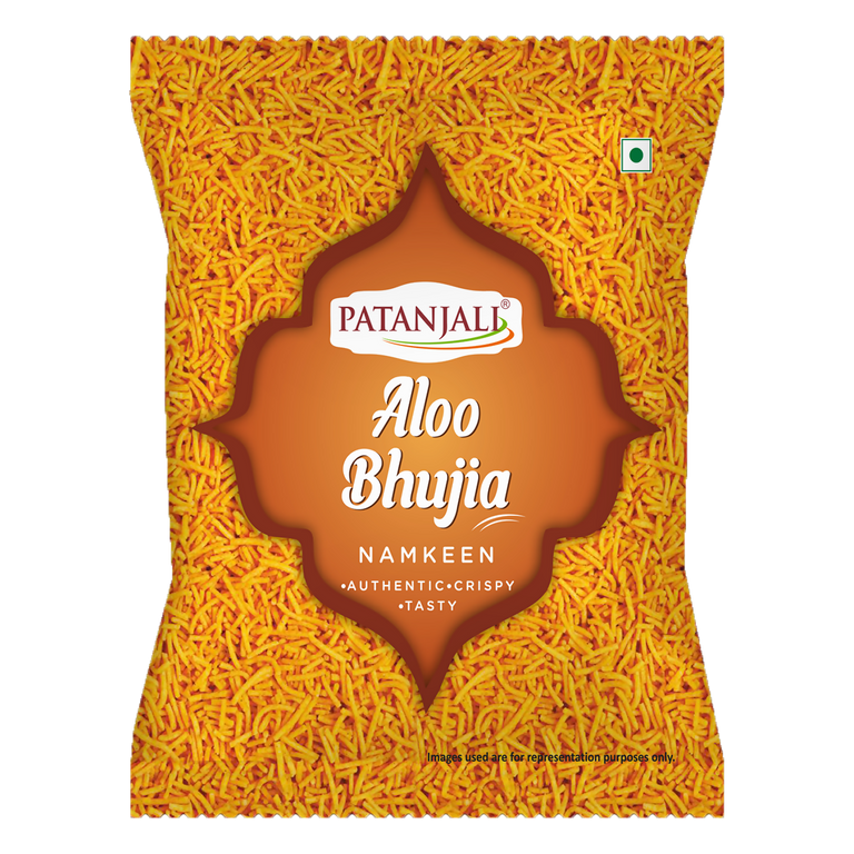 Patanjali Namkeen Aaloo Bhujia - 200 gm - Pack of 2