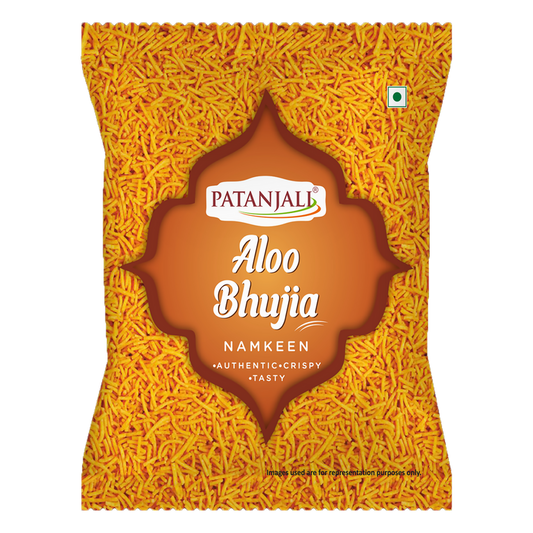 Patanjali Namkeen Aaloo Bhujia - 200 gm - Pack of 2