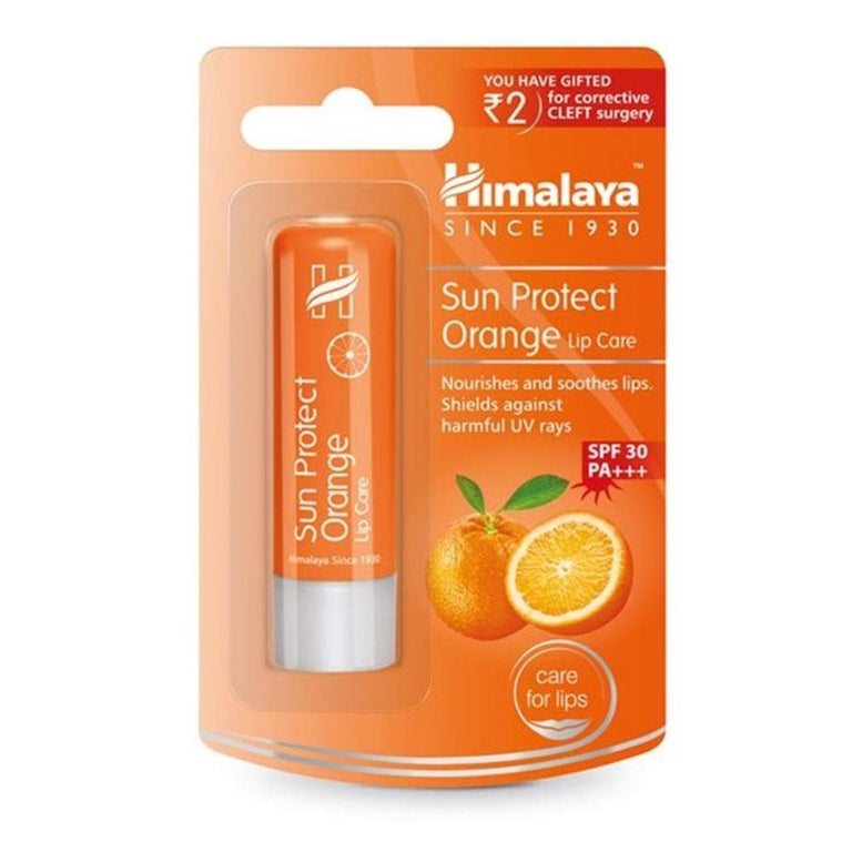 Himalaya Herbals Sun Protect Orange Lip Care - 4.5 gm