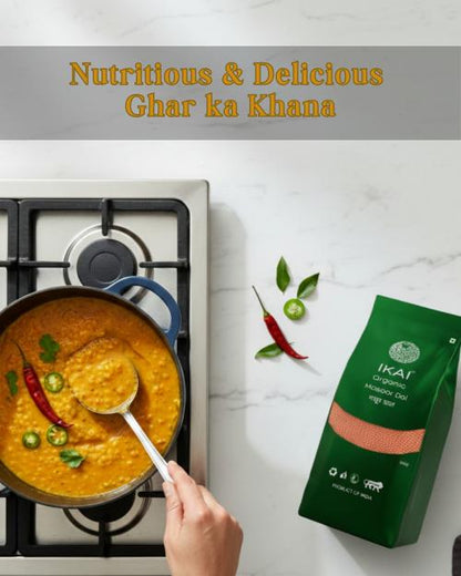 IKAI Organic Masoor Dal (Red Lentil) - 500 gm