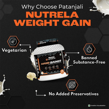 Patanjali Nutrela Sports Mass Gainer (Frvan-ice) - 1 kg