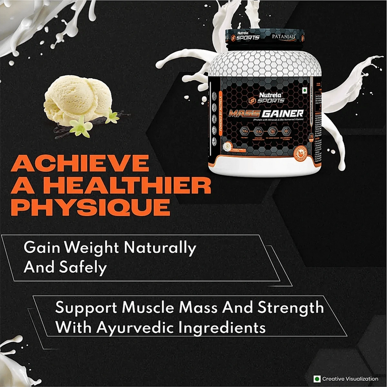 Patanjali Nutrela Sports Mass Gainer (Frvan-ice) - 1 kg