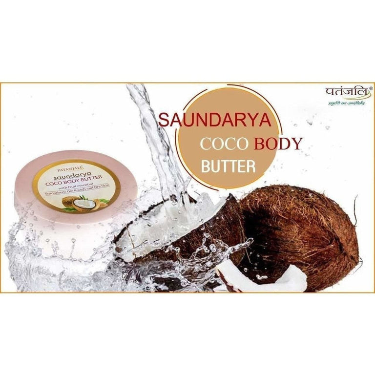 Patanjali - Saundarya Coco Body Butter Cream (200 gms) - 200 Gm