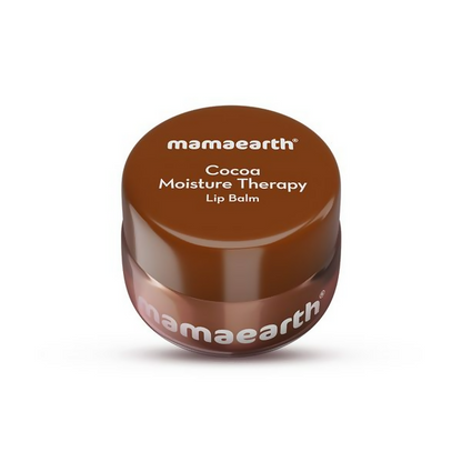 Mamaearth Cocoa Moisture Therapy Lip Balm with Cocoa Butter & Coffee For Dry & Chapped Lips - 15 gm