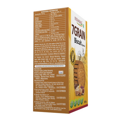 Patanjali 7 Grain Digestive Biscuit - 200 gm