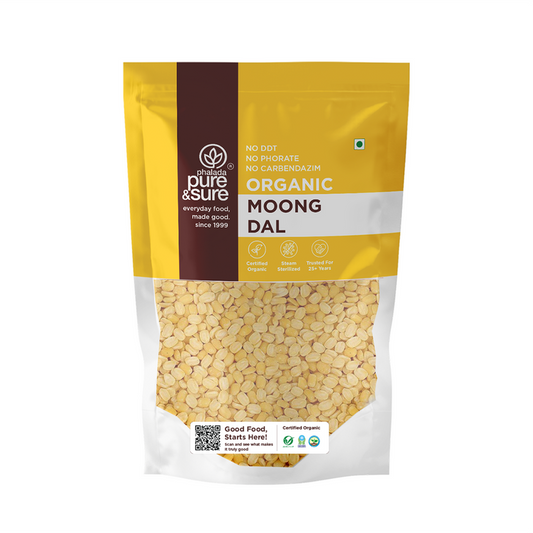Pure & Sure Organic Moong Dal - 500 gm